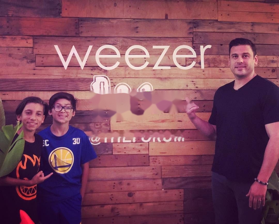 Roland's sons at Weezer and the Pixies at The Forum