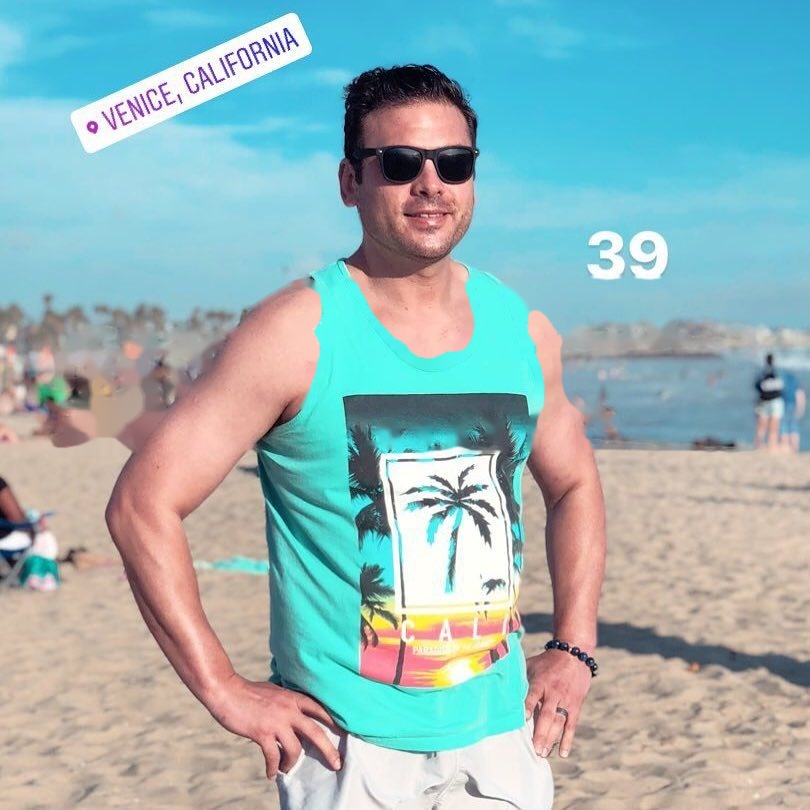 Roland at Venice Beach, California