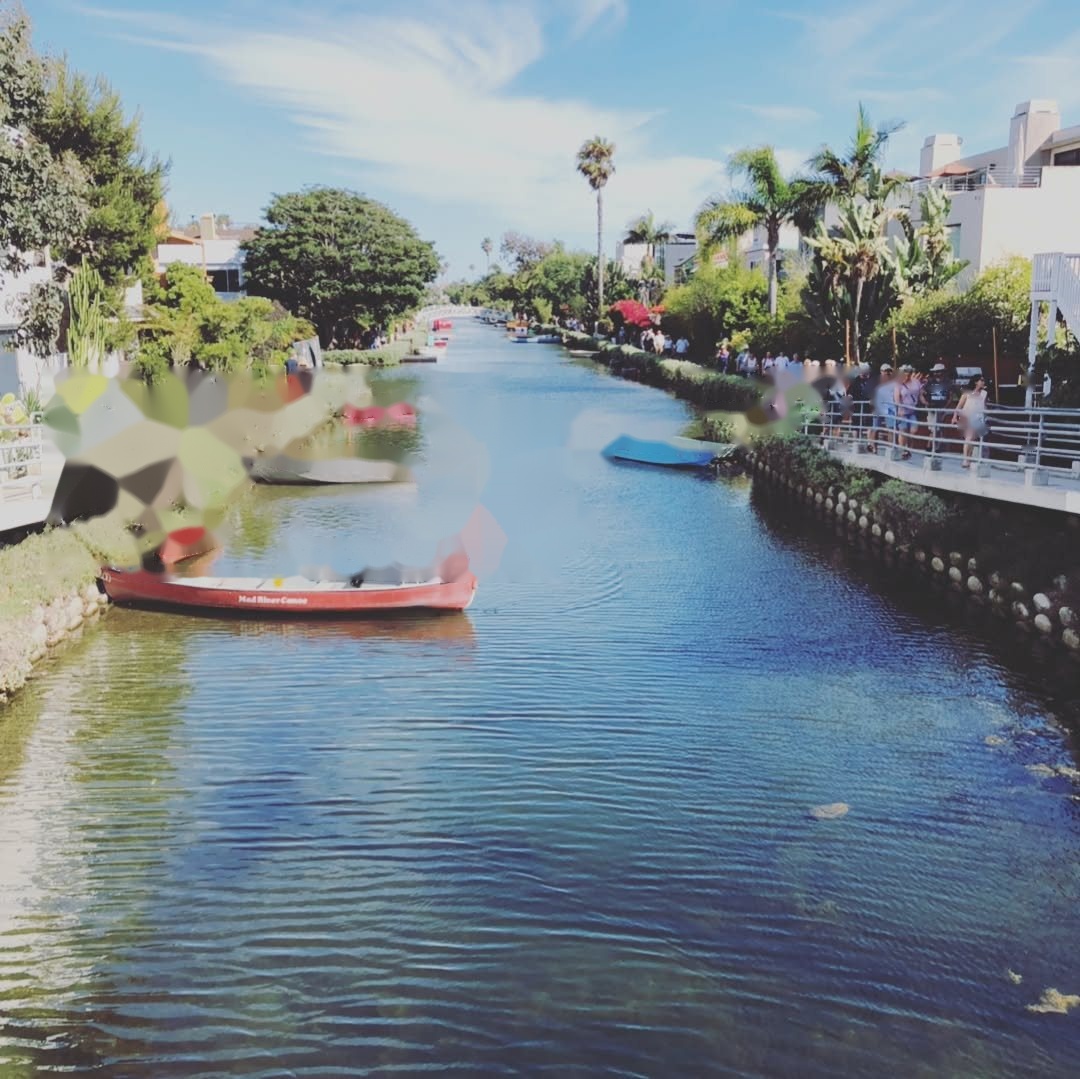 The Venice Canals in Los Angeles
